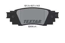 Задние тормозные колодки Textar  2243401
