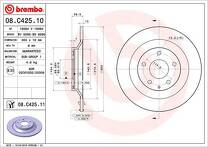 Тормозной диск Brembo Prime Line  08.C425.11