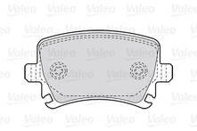 Задние тормозные колодки Valeo First 301752 для Seat Leon 2 пок. / рестайлинг
