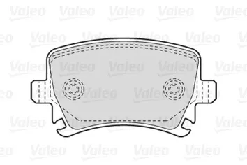 Valeo First 301752 <span>тормозные колодки задние</span>