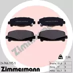 Передние тормозные колодки Zimmermann  24766.175.1