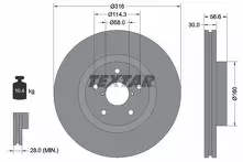 Тормозной диск Textar  92199203
