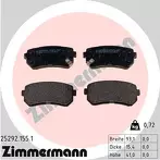Задние тормозные колодки Zimmermann  25292.155.1
