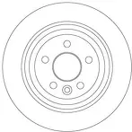 Тормозной диск TRW  DF6913