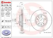 Тормозной диск Brembo Prime Line  09.C176.11