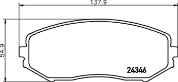 Hella Pagid 8DB 355 012-351 <span>тормозные колодки передние</span>