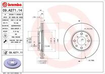 Тормозной диск Brembo Prime Line  09.A271.14