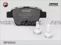 Задние тормозные колодки Fenox BP43043 для Seat Leon 2 пок. / рестайлинг