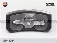 Задние тормозные колодки Fenox BP43034 для Mitsubishi Outlander 2 пок. / XL / рестайлинг
