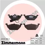 Передние тормозные колодки Zimmermann  23131.195.1
