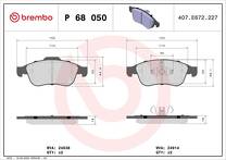 Передние тормозные колодки Brembo P 68 050 для Renault Grand Scenic 3 пок. / рестайлинг