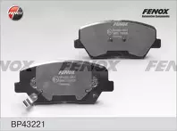 Передние тормозные колодки Fenox  BP43221