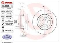 Тормозной диск Brembo Prime Line  08.D530.13