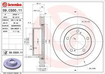 Тормозной диск Brembo Prime Line  09.C500.11
