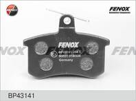 Задние тормозные колодки Fenox BP43141 для Renault Grand Scenic 3 пок. / рестайлинг