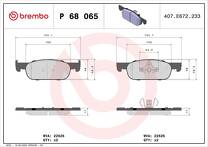 Передние тормозные колодки Brembo  P 68 065