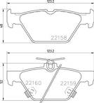 Задние тормозные колодки Brembo P 78 026 для Subaru Outback 5 пок. / рестайлинг