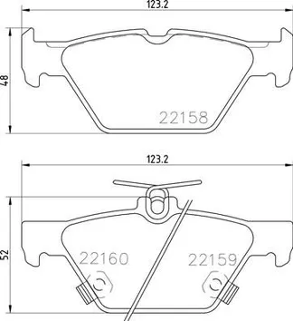 Brembo P 78 026 <span>тормозные колодки задние</span>
