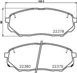 Передние тормозные колодки Brembo  P 30 086
