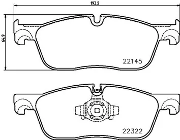Brembo P 36 035 <span>тормозные колодки передние</span>