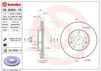 Тормозной диск Brembo Prime Line  09.B463.10