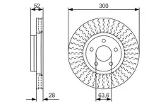 Тормозной диск Bosch  0 986 479 D38