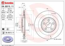 Тормозной диск Brembo Prime Line  09.B312.11