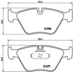 Передние тормозные колодки Brembo  P 06 065