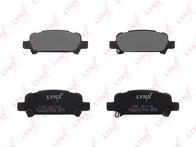 Задние тормозные колодки Lynx BD-7106 для Subaru Impreza 2 пок. / седан / рестайлинг