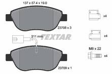 Передние тормозные колодки Textar Q+ 2370802 для Opel Combo D / Tour