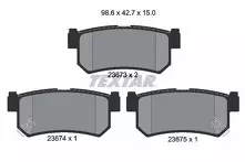 Задние тормозные колодки Textar  2367301