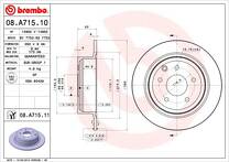 Тормозной диск Brembo Prime Line  08.A715.11