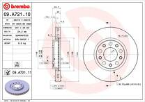 Тормозной диск Brembo Prime Line 09.A721.10 для Jeep Renegade 1 пок.