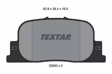 Задние тормозные колодки Textar  2359201