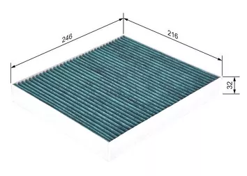 Bosch Filter Plus 0 986 628 504 <span>салонный фильтр угольный</span>