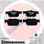 Передние тормозные колодки Zimmermann  22098.170.1