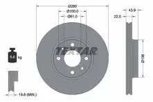 Тормозной диск Textar  92119203