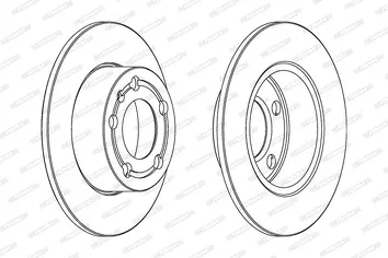 Ferodo DDF929 <span>тормозной диск полный</span>