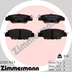 Задние тормозные колодки Zimmermann 22332.145.1 для Mazda CX-5 KE