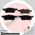 Передние тормозные колодки Zimmermann  22146.180.1