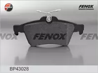 Задние тормозные колодки Fenox BP43028 для Mazda 3 BK / хэтчбек / рестайлинг