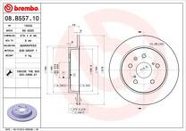 Тормозной диск Brembo Prime Line  08.B557.10