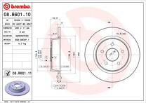 Тормозной диск Brembo Prime Line  08.B601.10