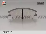 Передние тормозные колодки Fenox  BP43017