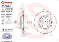 Тормозной диск Brembo Prime Line  09.A296.11