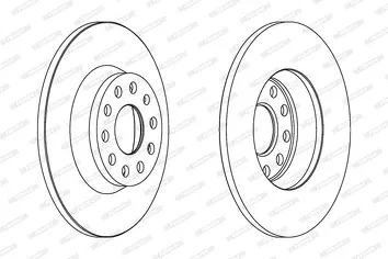 Ferodo DDF1306 <span>тормозной диск полный</span>