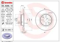 Тормозной диск Brembo Prime Line  08.A268.10