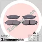 Передние тормозные колодки Zimmermann  24222.175.1