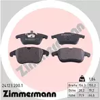 Передние тормозные колодки Zimmermann  24123.200.1