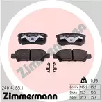 Задние тормозные колодки Zimmermann  24014.155.1
